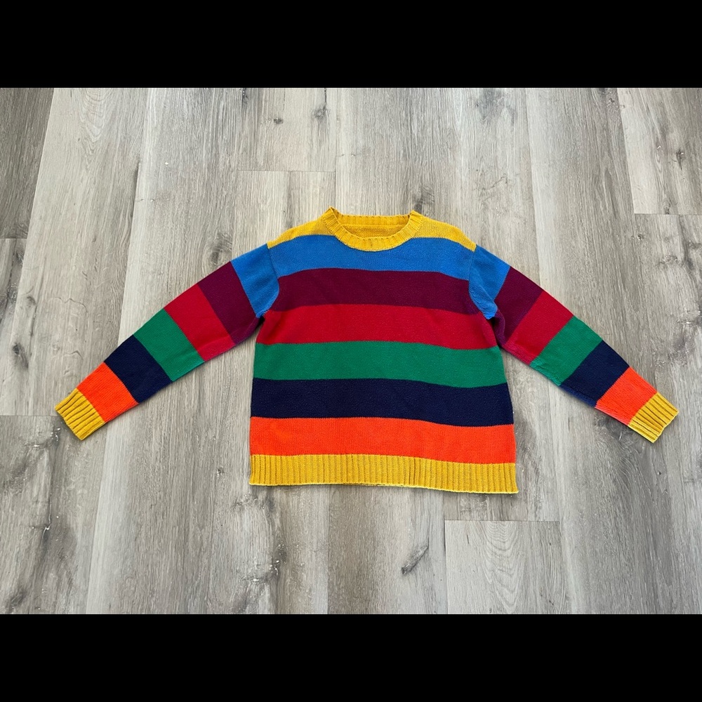 Strip sweater